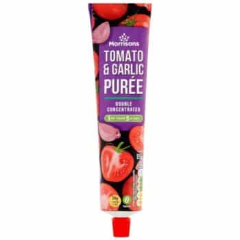 Morrisons Tomato Puree with Garlic (135g)