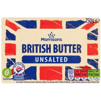 Morrisons Unsalted British Butter (250g)