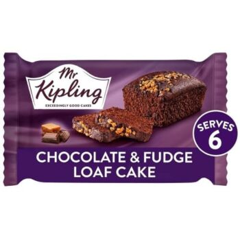 Mr Kipling Chocolate & Fudge Loaf Cake (220g)