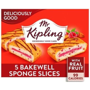 Mr Kipling Deliciously Good Bakewell Sponge Cake Slices