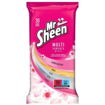 Mr Sheen Multi-Surface Polish Wipes Spring Fresh Spring Meadow (30)