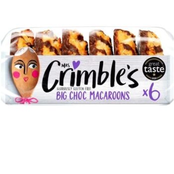 Mrs Crimble's Gluten Free Big Choc Macaroons (6 x 195g)