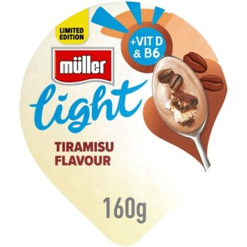 Muller Light Limited Edition Cinnamon Bun Flavour Fat Free Yogurt (160g)