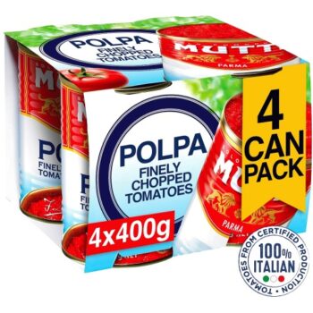 Mutti Polpa Finely Chopped Tomatoes (4 x 400g)