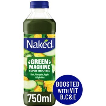 Naked Green Machine Super Smoothie Apple Banana Kiwi & Pineapple (750ml)