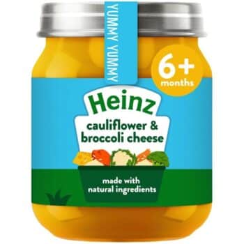 Nature Cauliflower & Broccoli Cheese Baby Food Jar 6+ Months Heinz (120g)