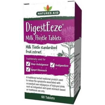Natures Aid DigestEze Milk Thistle Relief Tablets 60