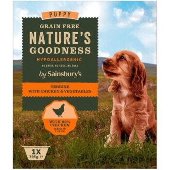 Nature's Goodness Puppy Terrine with Chicken & Vegetables (395g)