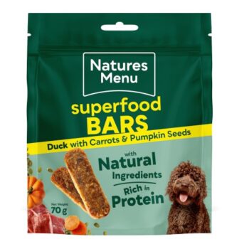 Natures Menu Superfood Bars Duck Dog Treats (70g)