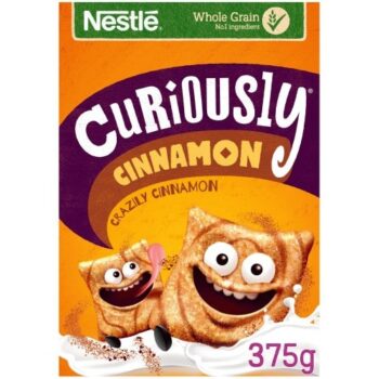 Nestle Curiously Cinnamon Cereal (375g)