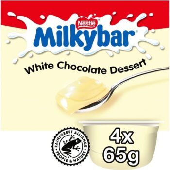 Nestle Milkybar Smooth & Creamy White Chocolate Dessert (4 x 65g)