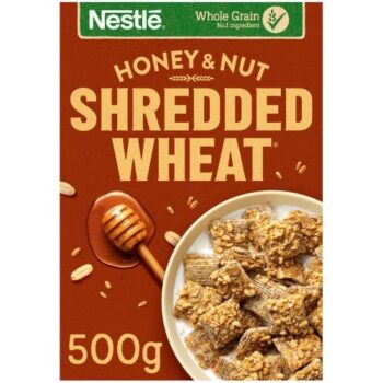 Nestle Shredded Wheat Honey Nut Cereal (500g)