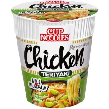 Nissin Cup Noodles Teriyaki Chicken Instant Ramen Style Pot (70g)