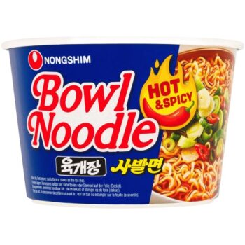 Nongshim Hot & Spicy Bowl Noodles (100g)