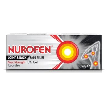 Nurofen Joint & Back Pain Relief Max Strength 10% Gel Ibuprofen (40g)