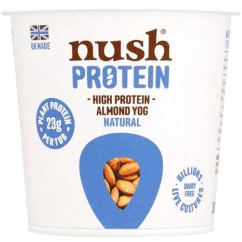 Nush Protein Natural Almond Milk Yog (350g)