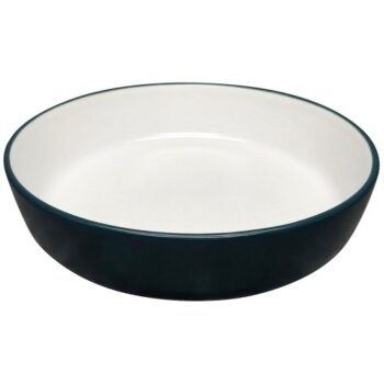 Nutmeg Home Turquoise Two Tone Pasta Bowl