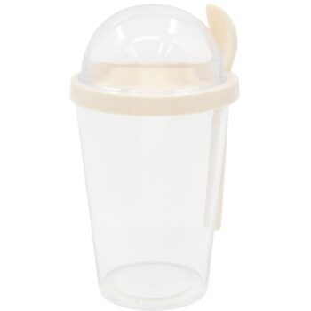 Nutmeg Home Yogurt Pot With Spoon Cream