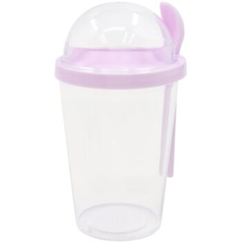 Nutmeg Home Yogurt Pot With Spoon Lilac