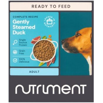 Nutriment Gently Steamed Recipe Duck for Dogs (395g)