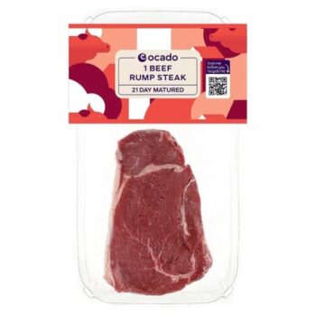 Ocado 1 Beef Rump Steak (255g)