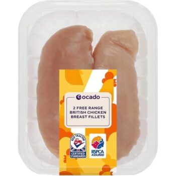 Ocado 2 Free Range Chicken Breast Fillets Typically: