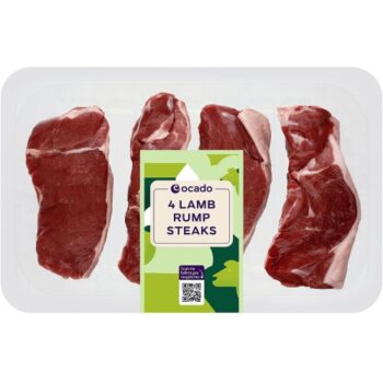 Ocado 4 Lamb Rump Steaks (400g)