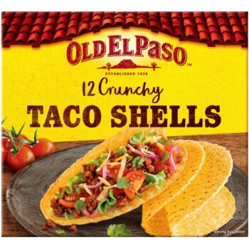 Old El Paso Mexican 12 Crunchy Taco Shells (12 x 156g)
