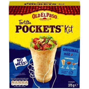 Old El Paso Mexican Fajita Tortilla Pockets Kit (375g, 383g)