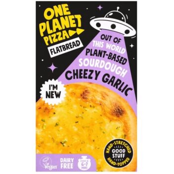 One Planet Pizza Sourdough Cheezy Garlic Flatbread (190g)