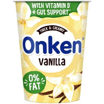 Onken Biopot Fat Free Vanilla Yogurt (450g)