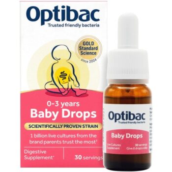 Optibac Probiotics Baby Drops 30 Servings for Your Baby (10ml)