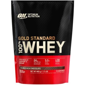 Optimum Nutrition Gold Standard 100% Whey Double Rich Chocolate Protein Powder (465g)