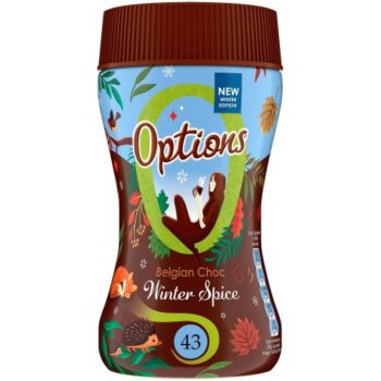 Options Belgian Choc Winter Spice (220g)