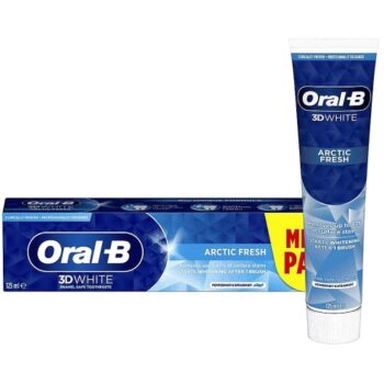 Oral-B 3D White Arctic Fresh Toothpaste Toothpaste Mega Pack (125ml)