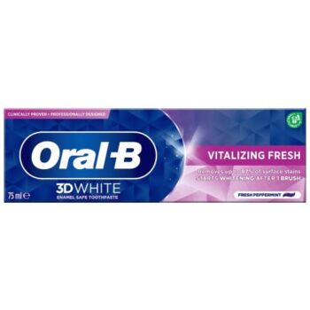 Oral-B 3D White Vitalizing Fresh Whitening Toothpaste (75ml)