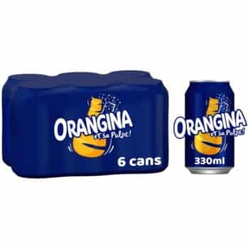 Orangina Sparkling Orange Fruit Drink (6 x 330ml)
