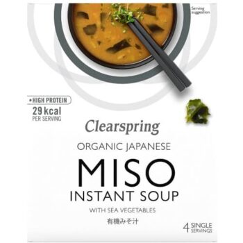 Organic Miso Soup with Sea Vegetables (4 x 10g)