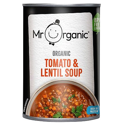 Organic Tomato & Lentil Soup (400g)