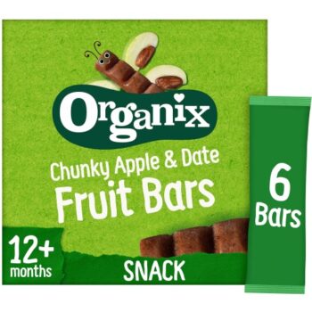 Organix Apple & Date Fruit Snack Bars (6 x 17g)