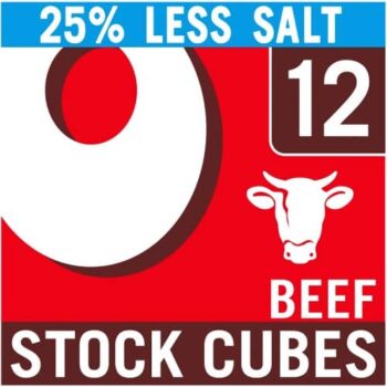 Oxo Reduced Salt Beef Stock 12 Cubes (12 x 71g)