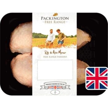 Packington Free Range Skin On Chicken Breasts Typically: