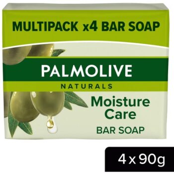 Palmolive Naturals Moisture with Olive Soap Bar (4 x 90g)