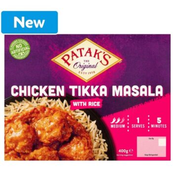 Patak's Chicken Tikka Masala With Rice (400g)