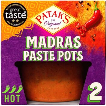 Patak's Madras Curry Paste Pot (2 x 70g)
