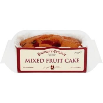 Patteson's Gluten Free Mixed Fruit Loaf Cake (285g)