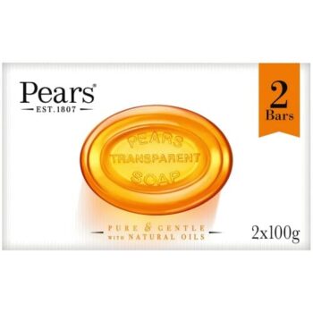 Pears Transparent Soap Pure & Gentle with Natural Oils (2 x 100g)