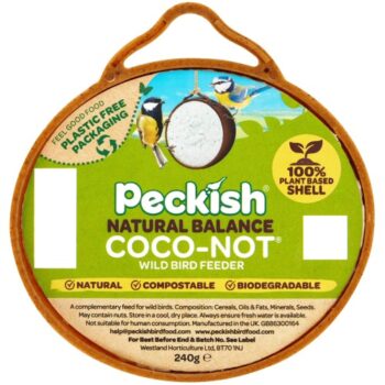 Peckish Coco-Not Wild Bird Feeder (240g)