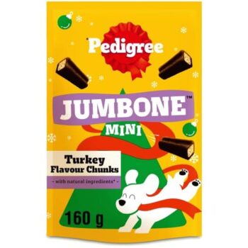 PEDIGREE Jumbone Mini Dog Treats with Turkey Flavour 4 Chew (4 x 160g)