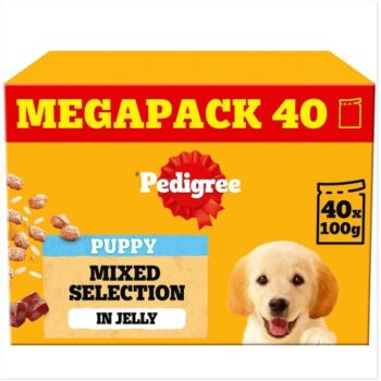 Pedigree Puppy Mixed Selection In Jelly (40 x 100g)